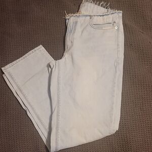 American Eagle Outfitters Light Wash Straight Leg Jeans